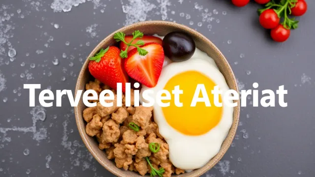 Terveelliset Ateriat: Herkullisia ja Ravitsevia Vaihtoehtoja