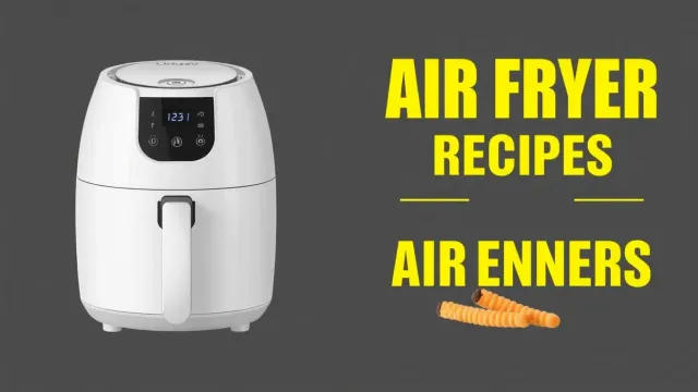 초보자를 위한 에어프라이어 레시피