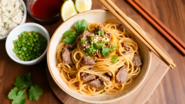 Paduokite savo skoniui: Pad Thai su jautiena