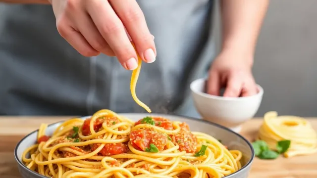 Hvordan få sausen til å tykne i pastaoppskrifter