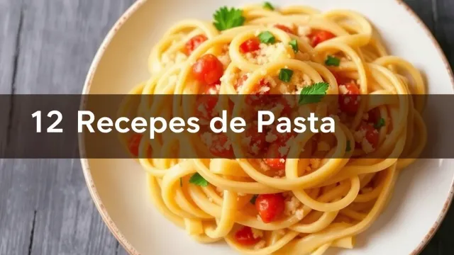 12 Receptes de Pasta Fàcils i Ràpides per a Tots els Gustos
