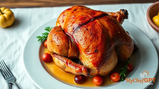 Der perfekte gebratene Truthahn: Ein Festtagsrezept