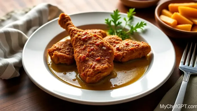 შეუძლებელი გემოს აღმძვრელი შემწვარი ქათამი