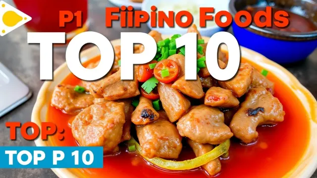 추천하는 맛있는 필리핀 음식 TOP 10