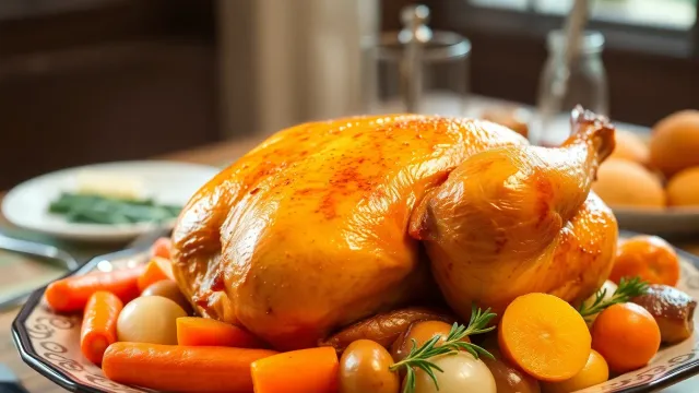 완벽한 로스트 치킨 만들기: 15분의 준비로 즐기는 풍미